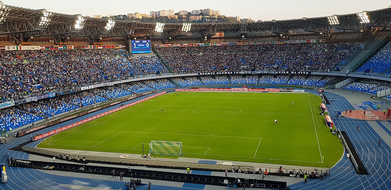 Stadion Diego Armando Maradona, Napulj — arhivska fotografija